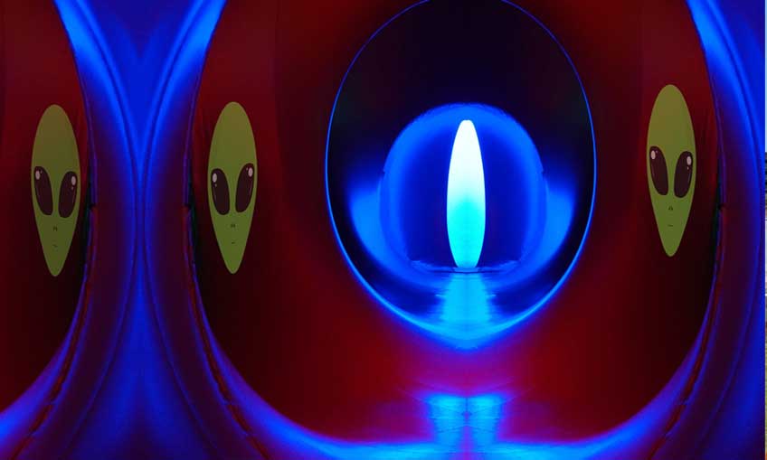 Funfair Alien Invader Maze for Hire Brisbane